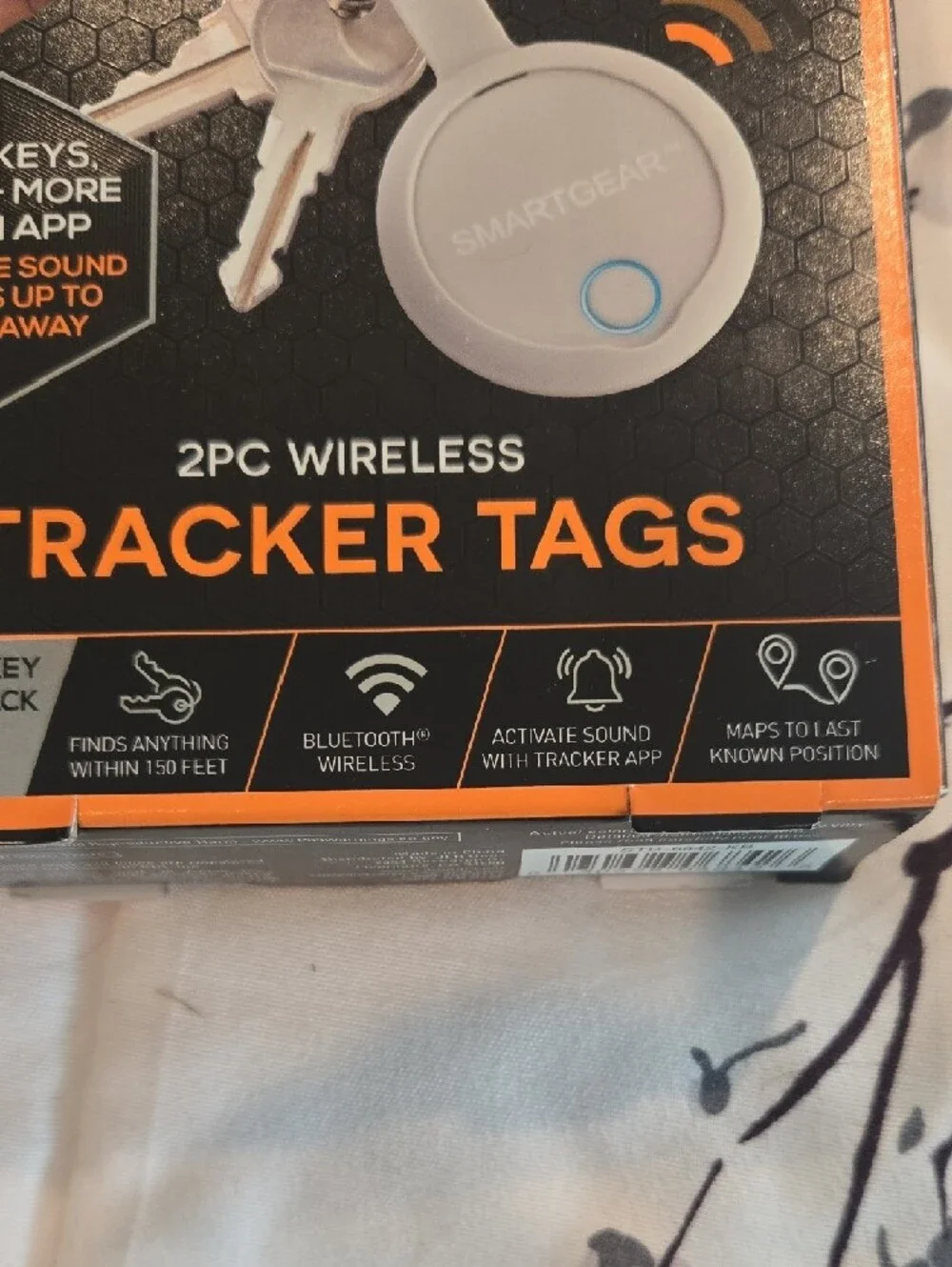 SmartGear 2-Pack Wireless Tracker Tags - White